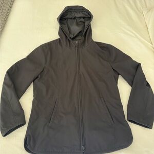 Womens Black Hooded Jacket